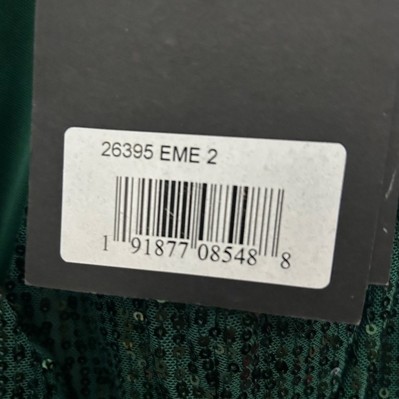 Mac Duggal 26395 NWT SEQUIN WRAP EVENING GOWN - Picture 8 of 8